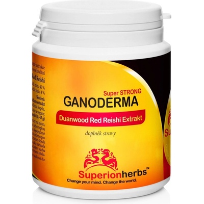 Superionherbs Ganoderma Extrakt 90 kapslí