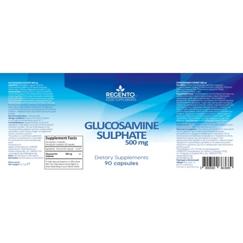 Image 1 of REGENTO Глюкозамин Сулфат 500мг