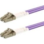 SeaMAX Оптична корда SeaMAX, 3m, LC-LC UPC, MM OM4 50/125, duplex, 2.0mm, LSZH (MM-PC-LC/LC-3-D-OM4)