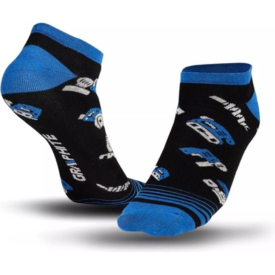 NEO TOOLS Къси цветни чорапи graphite, 43-46 (gd033)