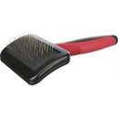 Trixie Jemná kefa tenké drôtené štetiny plastová rukoväť 9 x 16 cm