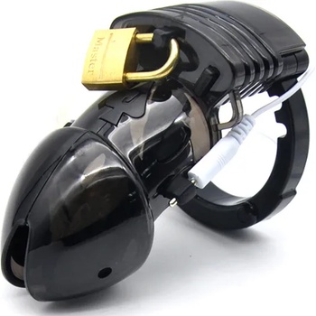 Image 1 of X Fun Bdsm Електро клетка за пенис "black jack smoke" 7 см