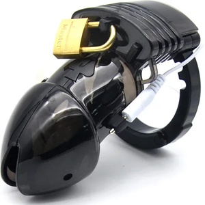 X Fun Bdsm Електро клетка за пенис "black jack smoke" 7 см