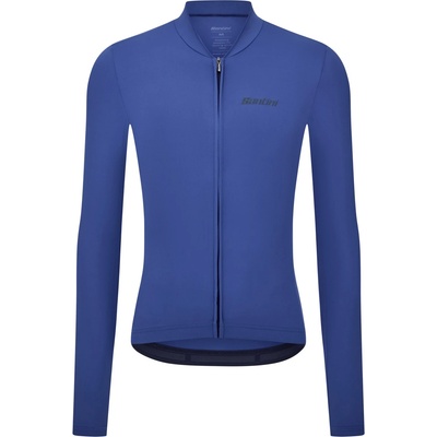 Santini Фланелка с дълъг ръкав за колоездене Santini Sensation L/S Jersey Cycling jersey - Marine (056-3862-0113)