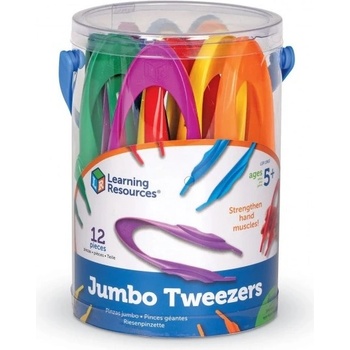Learning Resources Barevné pinzety 12 ks