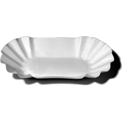 COpack - Papírové misky PREMIUM nepromastitelné 9 x 16 x 3 cm (250 ks)
