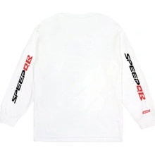 Speedqb R Type Ls tričko bílá černá/červená Logo