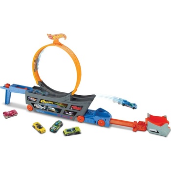 Hot Wheels DWN56 Tahač a pojezdová dráha