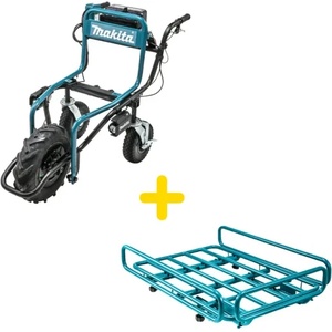Makita Комплект акумулаторна строителна количка + платформа Makita DCU180Z/ 18 V (DCU180Z+199009-8)