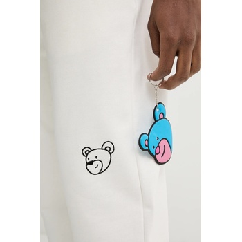 Inbetweeners Памучен спортен панталон Inbetweeners в бежово със стандартна кройка, със стандартна талия S5TWUAFP026 (S5TWUAFP026)