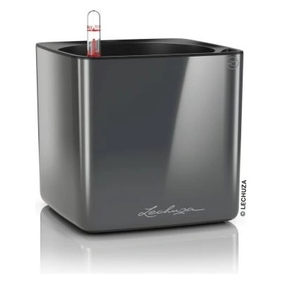 Kvetináč Lechuza Cube Glossy 14cm all-in-one set viac farieb