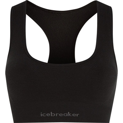 Icebreaker Women Merino Blend 260 ZoneKnit Seamless Bra Размер на сутиена: L / Цвят: черен
