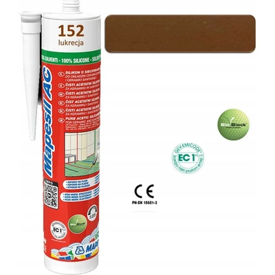 Mapesil AC 142 silikonový tmel 310 g hnědá
