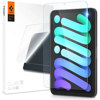 Spigen Oleophobic Coated Tempered Glass GLAS. tR SLIM - най-висок клас стъклено защитно покритие за дисплея на iPad mini 6 (2021) (прозрачно)