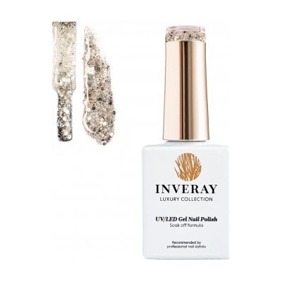 Inveray UV/LED Gél lak 42 GLAMOUR Zlatá 10 ml