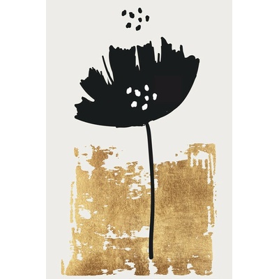 Plagát, Obraz - Black Poppy, Kubistika, 26.7 × 40 cm