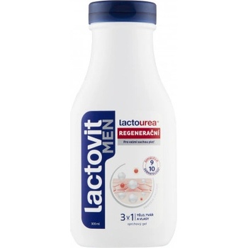 Lactovit Men Lactourea regenerační 3 v 1 sprchový gel 300 ml