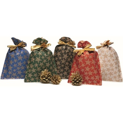 PNP Plast Vánoční dárkový sáček PE - Cadeau - 16 x 25 cm - 50 ks