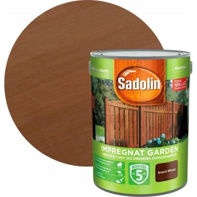 Dekorativní impregnace na dřevo - Sadolin Garden - Ořech vlašský - 5 L