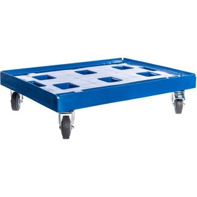 PK Group Vozík pod přepravky XL 800x600 2 otočné + 2 bržděné GU kolečka 100 mm Barvy: Modrá