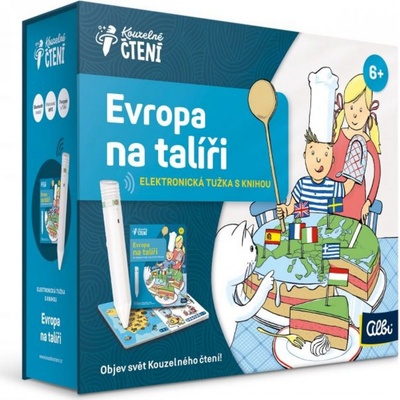 Albi Kouzelné čtení Albi tužka 2.0 a Evropa na talíři