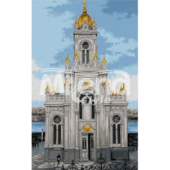 Milena Style Желязната църква - гоблен със схема конци Ariadna 1: 4