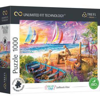 Trefl - Puzzle Vacay time: Sailboats View UFT - 1 000 piese