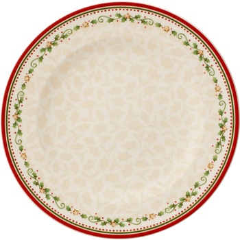 Villeroy & Boch Чиния за вечеря Winter Bakery Delight 27 см бяла (14-8612-2622)