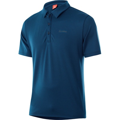 Löffler Мъжка поло тениска Löffler Poloshirt Tencel Comfort Fit Polo shirt - Dark Blue - размер 46 (EU) (216-2992-0211)