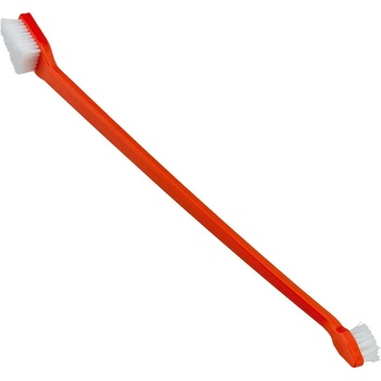 Ferplast Dog and cat double sided toothbrush - Четка за зъби с два различни размера за кучета и котки, 2, 3 x 19 x h 1, 5 см