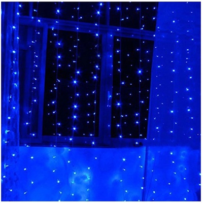 Led висулка, 3, 5 м, синя, 8 програми (led2800abl)