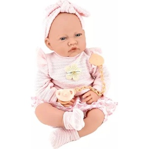 Man Yuk Toys Интерактивна мека кукла бебе - 42 см, с 12 вида звуци (2638)
