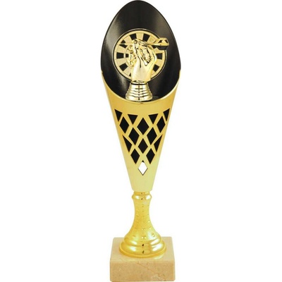 Šípkarská trofej terč a šípka 33,5 cm vysoká