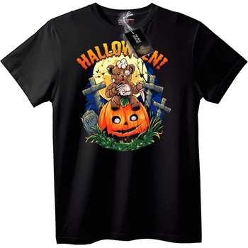 NOONEBRAND Тениска Halloween плюшена мечка - 4XL, Black