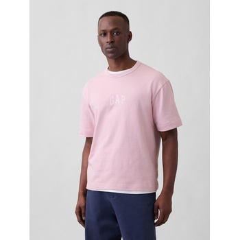 GAP Скъсена тежка тениска с лого 1969 GAP GAP | Rozov | МЪЖЕ | XS