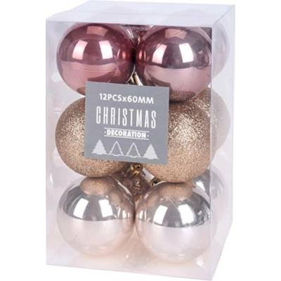 Home Styling Collection Vánoční koule Ø 6 cm sada 12 ks zlaté