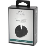 Fifty Shades of Grey - Sensation - вибратор за пенис главичка - черен