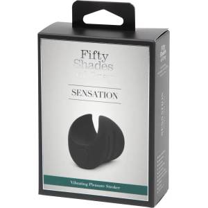 Fifty Shades of Grey - Sensation - вибратор за пенис главичка - черен