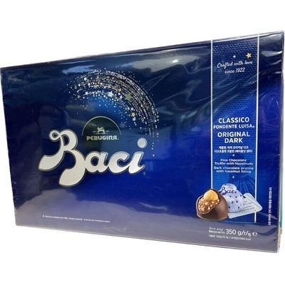 Perugina baci classico extra tmavá čokoláda bonboniera 225 g