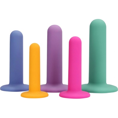 Loveline - комплект тренировъчни дилда - 5 бр. (разноцветни)