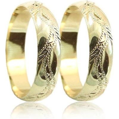 Zlatnictví Zlatíčko Snubní prsteny ze žlutého zlata 04.P5R9