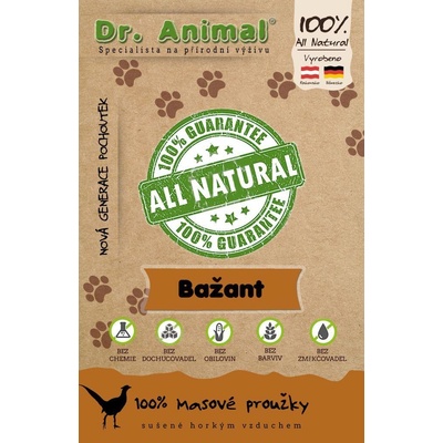 Dr. Animal Bažant mäsové prúžky 80 g