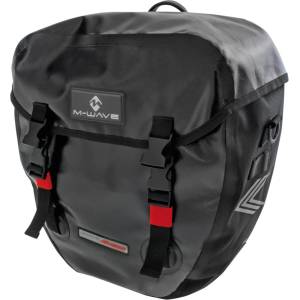 M-Wave Велосипедна дисага M-wave Alberta Gepäckträgertasche Pannier - Black - размер 2 x 20 l (510-7200-0111)