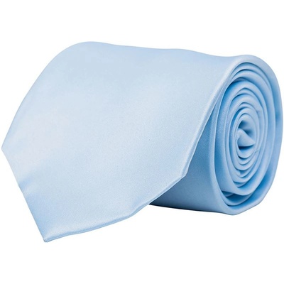 Jednoduchá saténová kravatasvětle modrá (light blue) – Hledejceny.cz