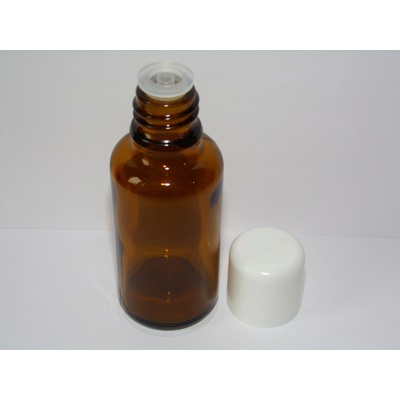 Steza Skleněná hnědá lékovka 50ml. včetně kapátka