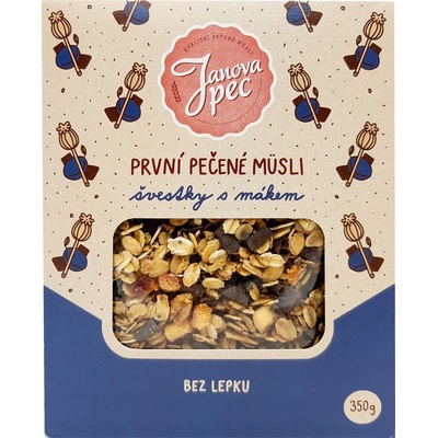 Janova pec Pečené musli slivky s makom 350g