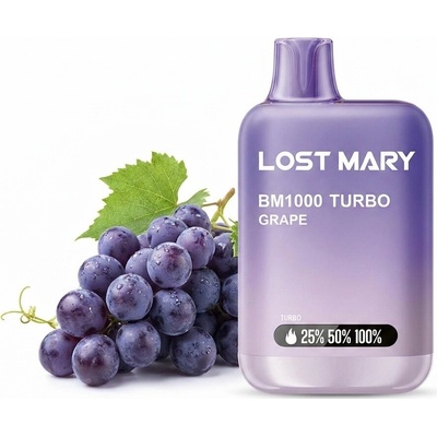 Elf Bar-Lost Mary Turbo jednorázová Grape 20 mg 1000 potáhnutí