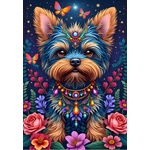 Alipson Puzzle - Puzzle Dog in Flowerland - 1 000 piese