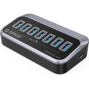 ORICO Technologies Co. , Ltd ORICO M37A-G2 USB-A хъб с 7 порта, 10 Gbps, настолен (ORICO-M37A-G2)