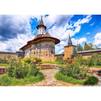 Enjoy - Puzzle Sucevita Monastery, Suceava - 1 000 piese